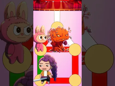 Kpop demon hunters : Rumi vs Labu #animation #funny