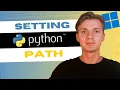 How to Add Python Installation location to Path Environment Variable in Windows 11