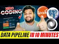 How To Create DATA PIPELINE Without CODING In FEW CLICKS Data Engineer Data Scientist Data Analyst