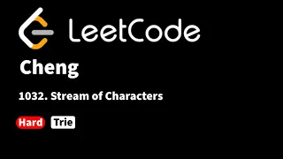 LeetCode 1032 Stream of Characters