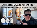 DC METRO APARTMENT TOUR Spacious one bedroom below average rent and a HIDDEN home office