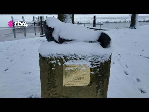 De Vechtstuw in wintersferen