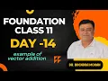 Foundation class for XIth Day - 14 What is an example of vector addition Dr Bijendra Mohan Sir