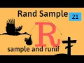 Random Sampling with R and Histogram