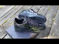 Black patent leather Air Force 1s from footlocker