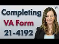 How to Complete Form 21 4192 Employment Information in TDIU VA Claims