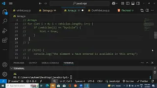Arrays in JavaScript Part 2 - Looping Iteration Explained