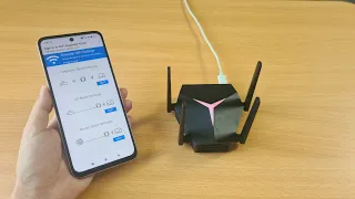how to set up Wi-Fi repeater 4 antenna