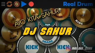 dj sahur 2020 cover real drum
