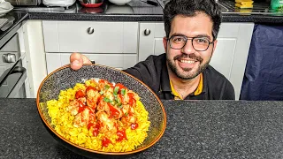                         وصفة الريزو مع صوص الريزو   مع طريق عمل الكنتاكي   شيف شاهين دندنها