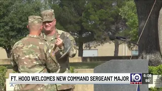 Full circle Fort Hood welcomes new command sergeant major back to his Army hometown