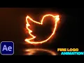 Fire Logo Animation Tutorial in After Effects Free Plugin
