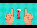Bir Küçük Parmak - Bebekler İçin Dans Şarkıları - Üç Küçük Parmak - Çizgi Film