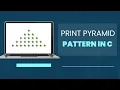 C Pyramid Pattern Tutorial Using Vs-code