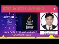 Java lecture 2 Identifier Data Type Variable Identifier