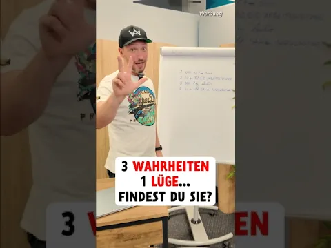 3 Wahrheiten und eine Lüge - findest Du sie?