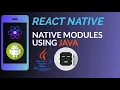Native Android Module React Native Java