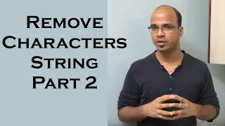 Remove Characters from Number String in Java use of StringBuffer in Java Part 2