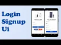 Login Signup Ui Design in React Native - Speed Code