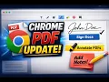 Annotate Sign PDF in Google Chrome 2026 Update
