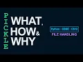 Why Pickle Python Data Serialization Explained