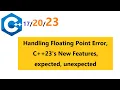 044 - Floating Point Error C 23 expected unexpected denormalized subnormal fpclassify