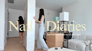 life as a nail salon owner in nyc ♬⋆.˚ (best friend moving in, getting scammed, nails for nyfw?)