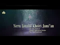 Lagu Sirru Linailil Khoiri Jami'an | Karaoke | Banjari Version