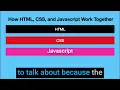 4 Javascript - How does HTML CSS and Javascript work together