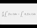 The Leibniz rule for integrals The Derivation
