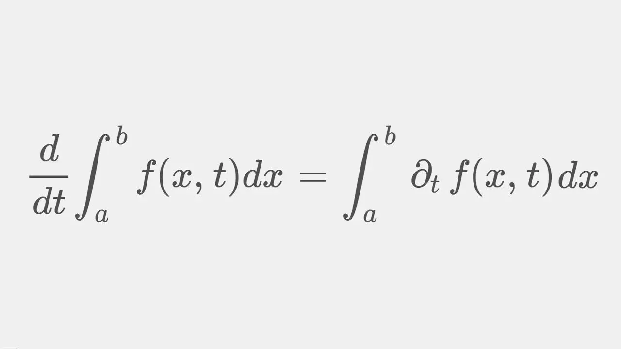 Leibniz Rule for Integrals: Derivation and Formula Explained