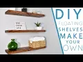 Lagu Easy DIY FLOATING SHELVES No bracket | DIY CREATORS