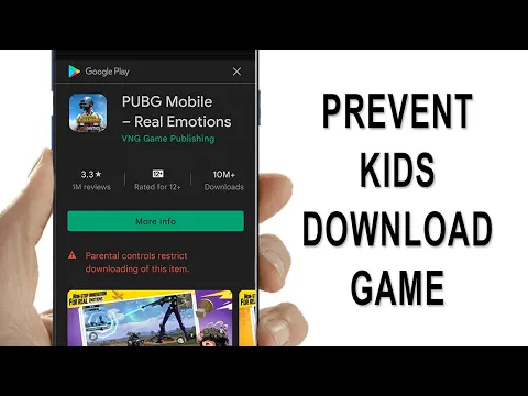 Download MP3 How to Prevent Kids Downloading Games from Playstore - Enanble Parental Controls