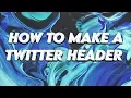 How To Make A Twitter Header Graphic Design Tutorial