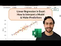 Linear Regression in Excel How to Interpret a Model Make Predictions