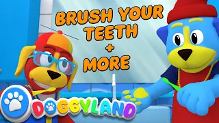 Brush Your Teeth, Family Barbecue + More Kids Songs \u0026 Nursery Rhymes | Doggyland Compilation