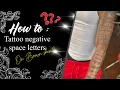 TATTOOING BROWN DARK SKIN HOW TO TATTOO NEGATIVE SPACE LETTERS