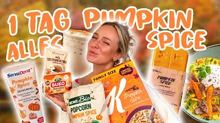 1 TAG alle PUMPKIN SPICE Produkte essen ✨|CARAMELLA