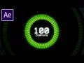 How to create an Animated Loading Circle with Number Counter in Adobe After Effects CC Tutorial