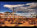 A boy named Sue-(Johnny Cash)-(lyrics)