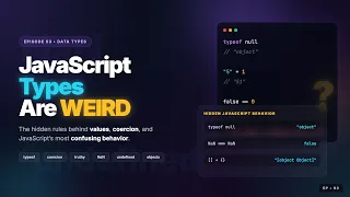 JavaScript Data Types Deep Dive JS Internals