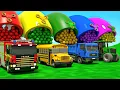 Lagu Spin the spinner, find the school bus - Wheels On the Bus - Baby Nursery Rhymes \u0026 Kids Songs