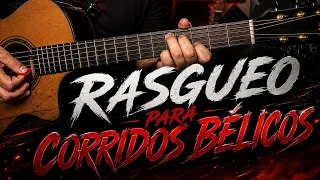 Rasgueo para corridos bélicos en guitarra para principiantes