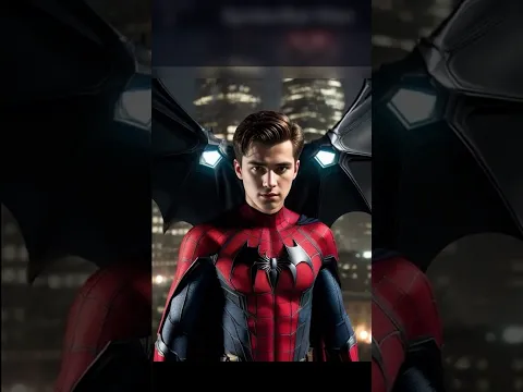 Spiderman and Batman aging in one clip