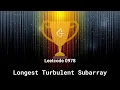 Leetcode 0978 Longest Turbulent Subarray