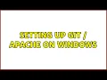 Setting up Git Apache on Windows