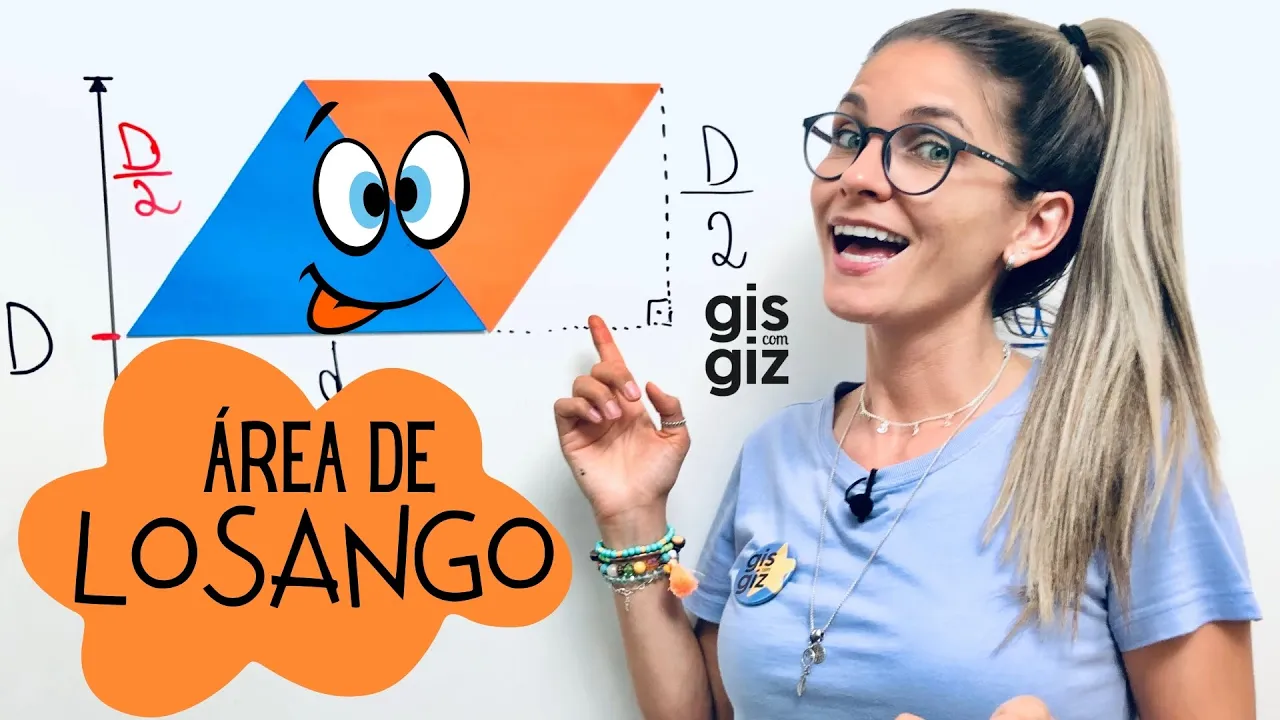 ÁREA DO LOSANGO | - \Prof. Gis/