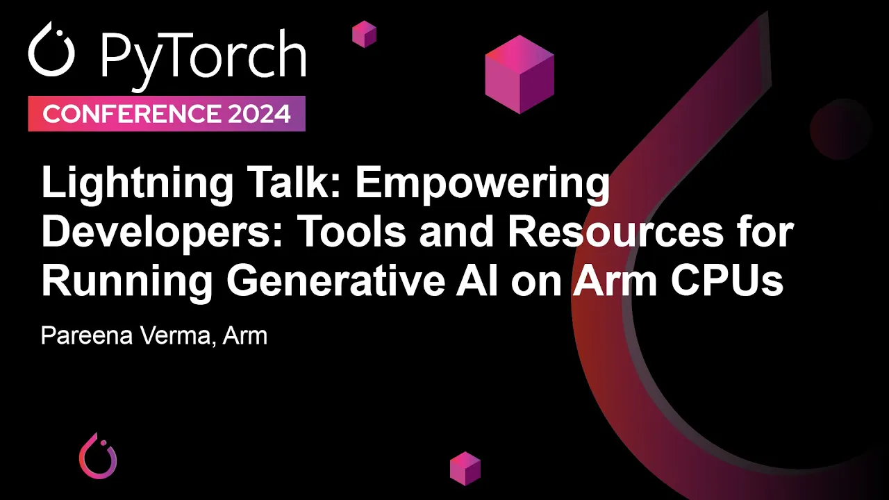 Image from Empowering Developers: Tools and Resources for Running Generative AI on Arm CPUs