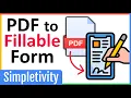 How to Turn Any PDF into an Online Form for FREE