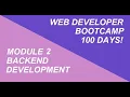 BACKEND DEVELOPMENT - SOFTWARE DEVELOPER CODING BOOTCAMP MODULE 2